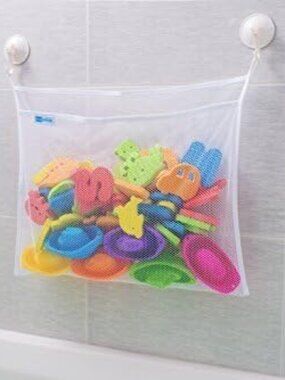Mesh Bag to Store Bath Toys, Prevents Mold
